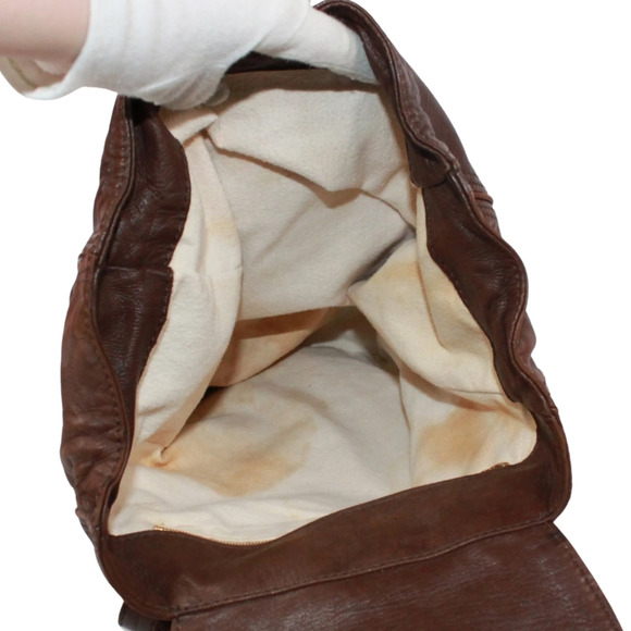 BOTTEGA VENETA Brown Leather Intrecciato Backpack main image 5